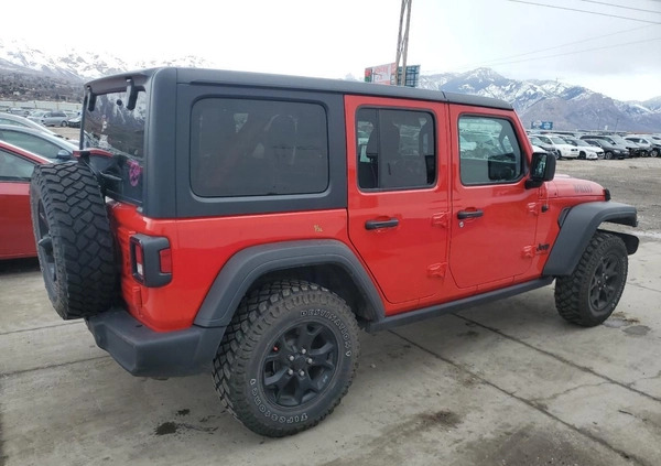 Jeep Wrangler cena 74000 przebieg: 65297, rok produkcji 2021 z Borne Sulinowo małe 67